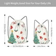 thumbnail image 4 of XMXT Waterproof Gym Bag, Christmas Pattern Flat Design Drawstring Backpack for Men, s, 4 of 8