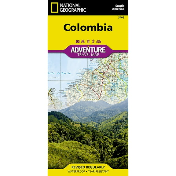 National geographic adventure travel maps: colombia adventure travel map (other): 9781566956246