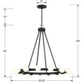 thumbnail image 5 of Crystorama Lighting Group Dakota 15-Light Chandelier, 5 of 7