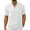 White, variant on Mens V Neck Jacquard Polo Shirt Stretch Short Sleeve Polo Shirts for Men