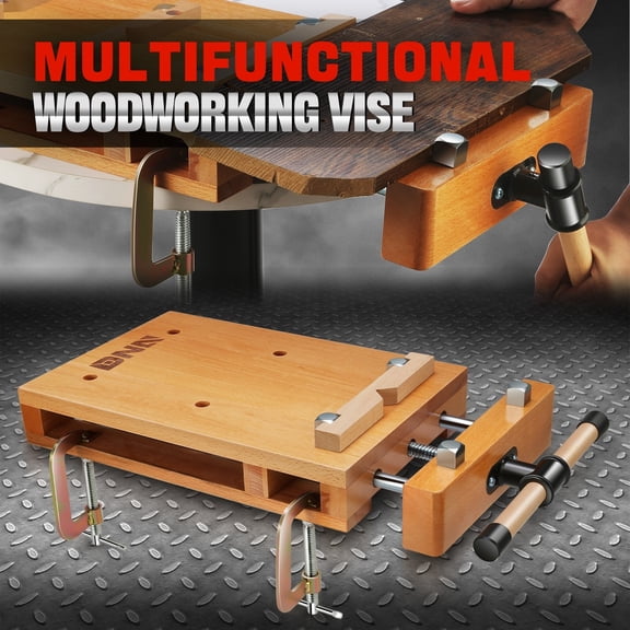 Portable Multifunction Woodworking Bench Hard Wood Vise Workbench Quick Release
