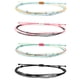 thumbnail image 1 of Pulsera de la amistad con trenza de colores Pulsera de cuerda trenzada hecha a mano Pulsera de cuerda trenzada de colores, 1 of 6