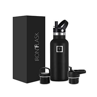 Iron °FLASK Sports Water Bottle - 128 Oz/One Gallon,1 Lid, Vacuum Insulated Stainless Steel, Hot Cold, Double Walled, Thermo Mug, Metal Canteen Jug