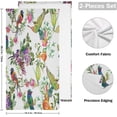 thumbnail image 2 of SKYSONIC 2 Pack Watercolor Birds Spring Flower Hand Towels, Tropical Leaf Parrot Kitchen Towel Ultra Soft and Absorbent,Decorative Fingertip Face Towel for Bathroom Hotel, 28.3"x 14.4", 2 of 6
