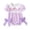 Purple, variant on mgoYE Baby Halloween Outfit Girl Ruffle Romper Short Sleeve Jumpsuit Smocked Bubble Outfit with Bow(Purple,6-12 Months)