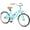 Sky Blue, variant on ACEGER Girls Beach Cruiser Bike for Kids 5-13 Years Old, 16" 18" 20" 24" Single Speed Kids Bicycle Included Coaster Brake, Front and Rear Reflectors, 24" 7 Speeds with Dual Brakes