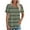 Army Green, variant on Puntoco Tops Blouses for women ,Womens Summer Tops Color Block Shirts Casual Crewneck Oversized Tshirts Ribbed Knit Tees Blouse Orange S(S)