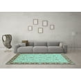 thumbnail image 3 of Ahgly Company Indoor Rectangle Oriental Light Blue Traditional Area Rugs, 3' x 5', 3 of 4
