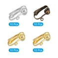 thumbnail image 3 of Earring Converter, 40Pack Copper Plating Earring Findings with Easy Open Loop (Imitation Gold,White,Gold,Bronze), 3 of 5