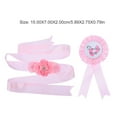 thumbnail image 2 of PAMINGONO 2Pcs Sash Mom to Polyester Floral Style Pregnancy Belly Belt 15x7cm, 2 of 8