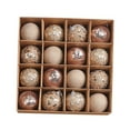 thumbnail image 4 of 16 Pieces Christmas Tree Hanging Balls Ornaments for ear Birthday Champagne, 4 of 8