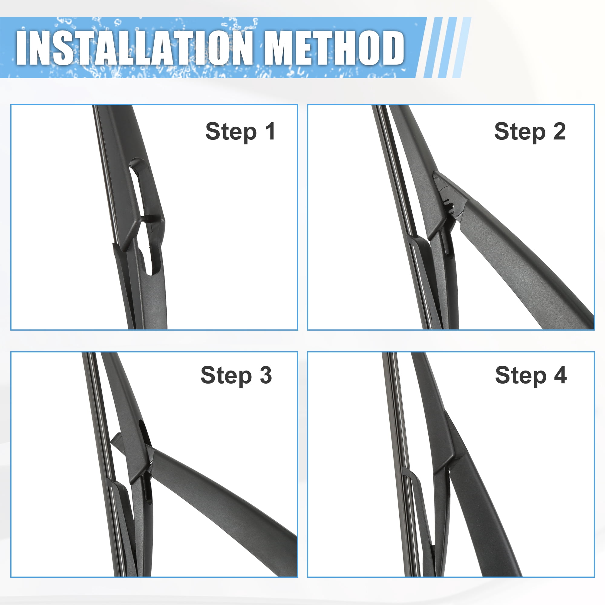 Unique Bargains Rear Wiper Blade Arm Set Replacement for Nissan Pathfinder and Rogue