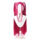 thumbnail image 5 of Nvzi Peluca sintética, 1 peluca rosa de 99,9 cm de largo con apariencia natural, peluca completa sin adhesivo, peluca de cabello sintético liso y grueso, adecuada para fiestas temáticas., 5 of 5