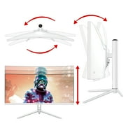 Sceptre 30 Curved Ultrawide Monitor 2560 x 1080 up to 200Hz DisplayPort HDMI 1ms AMD FreeSync Premium 99% sRGB Picture by Picture/PIP, Build-in Speakers Apple-White 2022 (C305B-FUN200W)