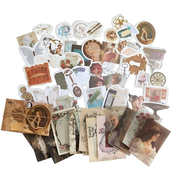 CCOCC Junk Journal,Gifting and Distribution Junk Journal Supplies,Shamrock Design Scrapbooking Supplies,Multicolor-1