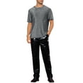 thumbnail image 2 of INSPIRE CHIC Metallic T Shirt for Men's Sparkly Short Sleeve Party Tee Shiny Club Glitter T-Shirt, 2 of 4