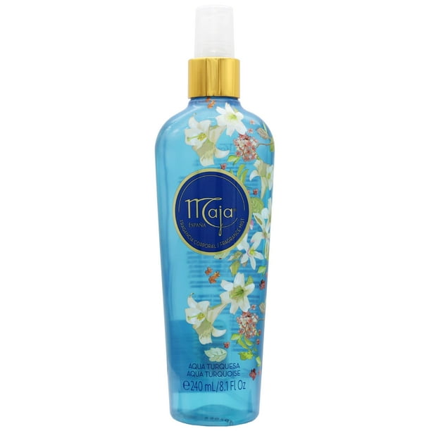 Agua turquesa Maja de Body Splash, 240 ml, frescura y sensualidad