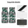 thumbnail image 4 of Pofeuu Tropical Leaves Print Car Foot Mat Set of 4 Pieces - All-Weather Full Set Floor Mats for Cars Trucks SUVs, 4 of 7
