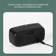 thumbnail image 4 of Smart Digital Alarm Clock Bedside,Red LED USB Desk Clock,Black, 4 of 10