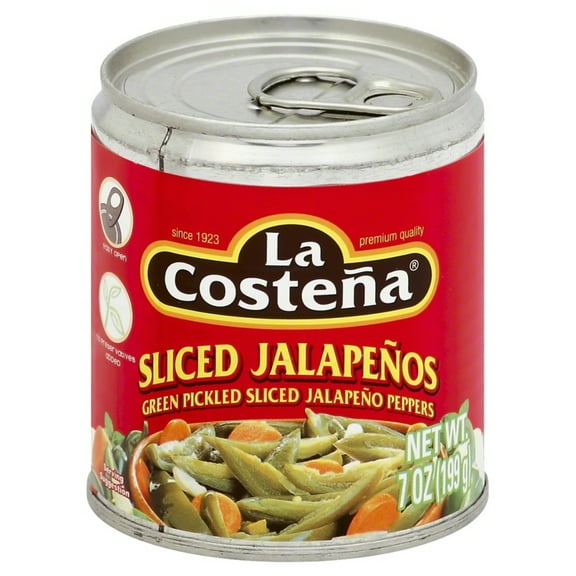 Pack of 24, La Costena Sliced Jalapeños, 7 oz