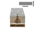 thumbnail image 3 of Xihbxyly Ofertas Relámpago Del Día Prime Solo Hoy Camino de Mesa Navideño, Decoración Festiva para El Comedor, La Cocina o La Sala de Estar con Diseño Floral Rojo y Verde para Reuniones Familiares y, 3 of 6