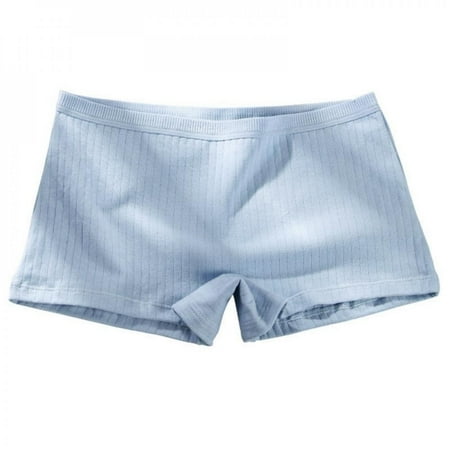 

SweetCandy New Cotton Boxer Briefs Ladies Middle Waist Cotton File Seamless Antibacterial Girls Boyshort