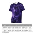 thumbnail image 6 of LAOLIUSN Mens 3D Graphic Tees All Over Print Wolf Shirt Novelty Streetwear Animal T-Shirt, S-4XL, 6 of 7