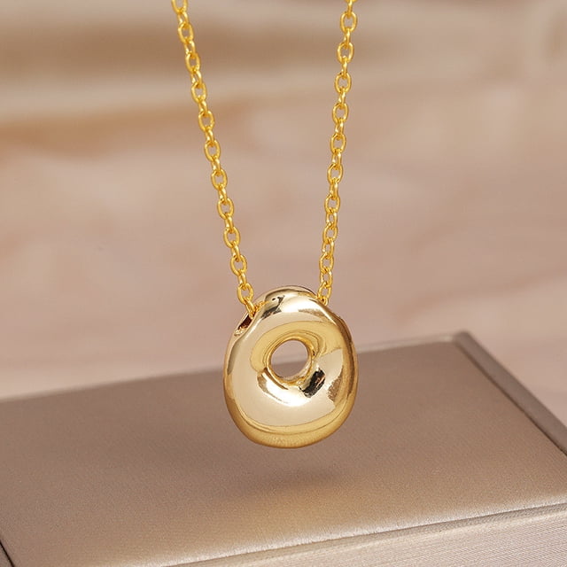 Collar para Mamá,Collar de Letra Inicial de Oro Joyería de Aleación Personalizada para Ella,Regalo para el Aniversario Del Cumpleaños de la Madre,Collar Inicial de Oro,,