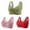 Army Green 14, variant on XuJwPNcy 3 Pack Snap Closure Bras for Women Push up Everyday Bras No Underwire Adjustable Strap Closing Bra