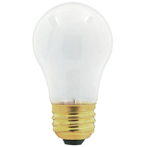 Universal Frosted Appliance Light Bulb, 40 Watt Incandescent, 130 V, 241555401