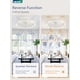 thumbnail image 4 of Ventilador de techo LEDIARY, 50 cm, luz regulable, 6 velocidades, color blanco, 4 of 8