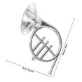 thumbnail image 2 of SASABAXI 12Pcs Decorative Trumpet Musical Instruments Models for Holiday Festive Atmosphere, 2 of 5