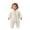White, variant on Toddler Kids Winter Clothes,Cute Fleece Warm Solid Color Long Sleeved Zipper Footed Jumpsuit Rompers,Kids Essentials