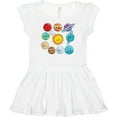 thumbnail image 3 of Inktastic Happy Sun Moon and Planets Girls Baby Dress, 3 of 5