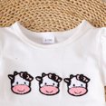 thumbnail image 6 of Toddler Girl Clothes Sets Cute Auntie's Little Bestie Print T-Shirt & Flare Pants 2-Piece Outfit Family Matching Outfit 12-18 Months, 6 of 7