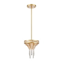 Elk Home 8-Inch Wide Fantania Pendant, Traditional, Champagne Gold