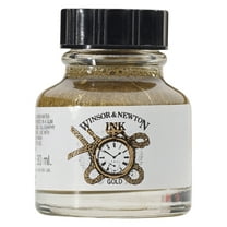 Winsor & Newton Drawing Ink, 1 oz. Bottle, Gold