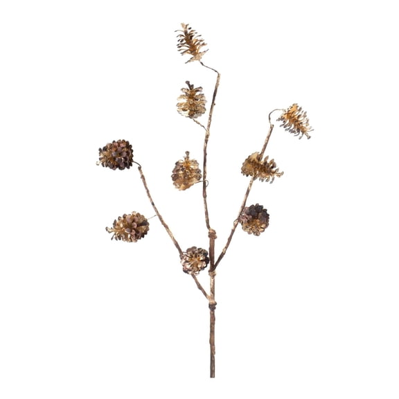 Melrose International Pine Cone Spray (Set of 12)