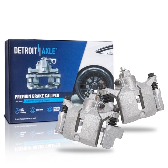 Detroit Axle - 2pc Rear Brake Calipers for Chevrolet Impala Monte Carlo Pontiac Grand Prix Buick Allure LaCrosse Century Regal Oldsmobile Intrigue, 2 Disc Brake Calipers Replacement