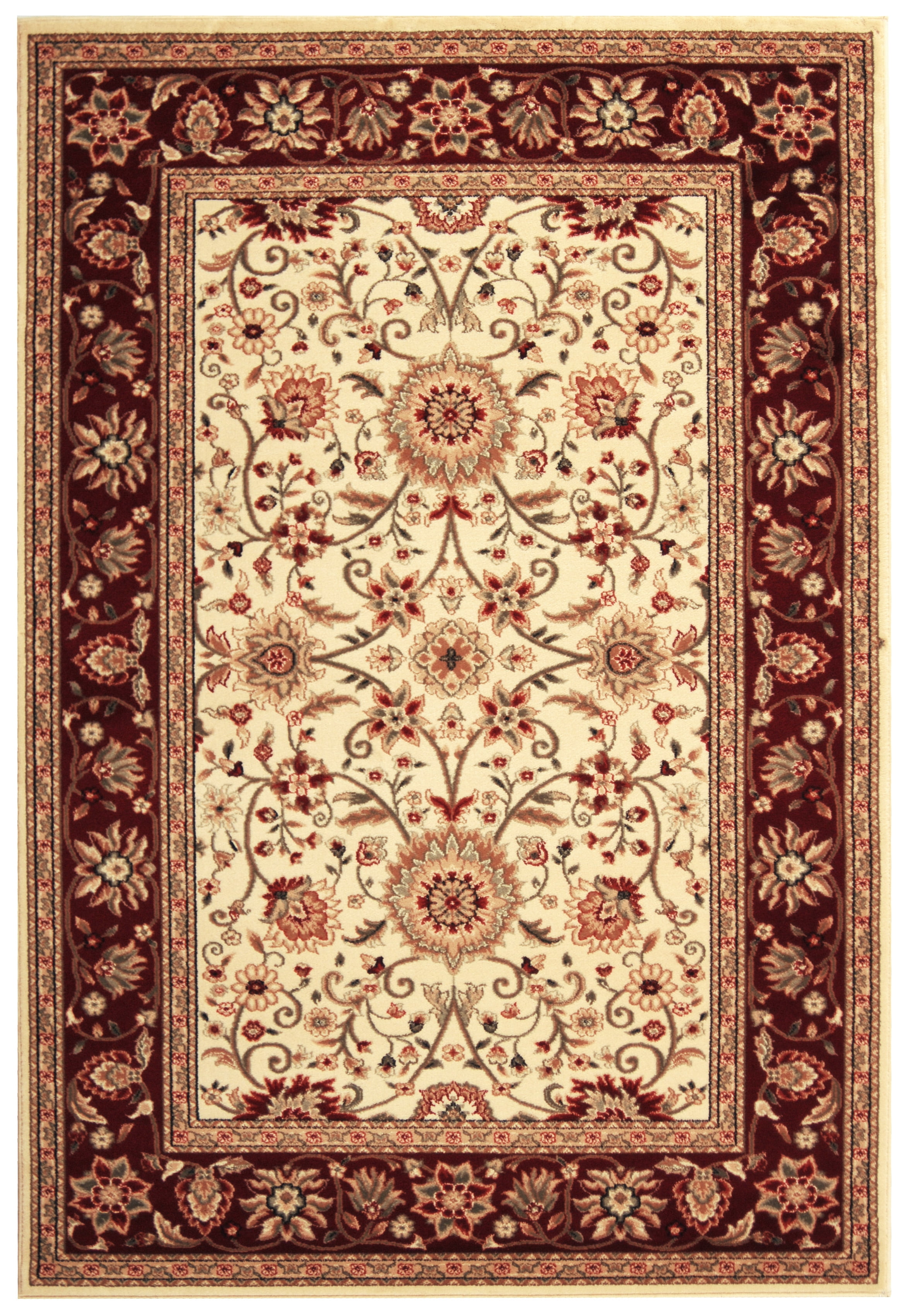 Safavieh Lyndhurst Victoria Floral Area Rug, Ivory/Red, 6' x 8'