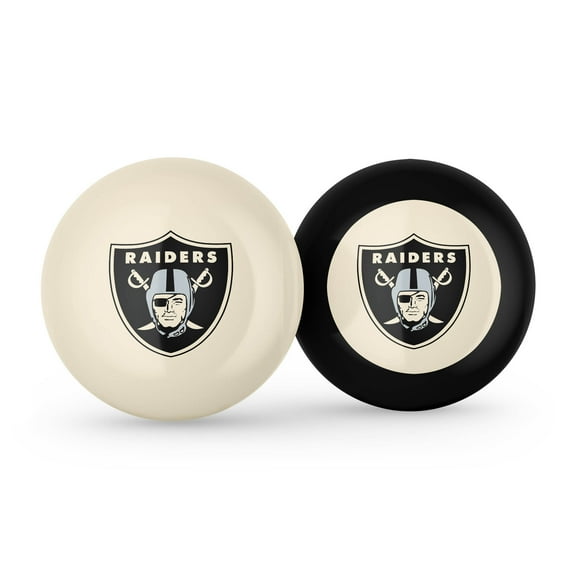 Imperial Las Vegas Raiders Logo Cue Ball & 8 Ball Combo Set