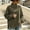 Army Green, variant on Women's Mock Neck Sweatshirt Tunic Pullover with Chest Pocket, Oversized Loose Fit Fleece Top Side Slits for Fall Winter Casual Everyday