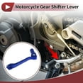 thumbnail image 2 of Folding Motorcycle Gear Shifter Lever for Kayo K6 Aluminum Alloy Pedal Shift Lever Arm Blue, 2 of 6