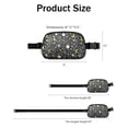 thumbnail image 3 of Exotic Floral Paisley Fanny Pack – Colorful Boho Belt Bag with Abstract Pattern and Chic Aesthetic, 3 of 4