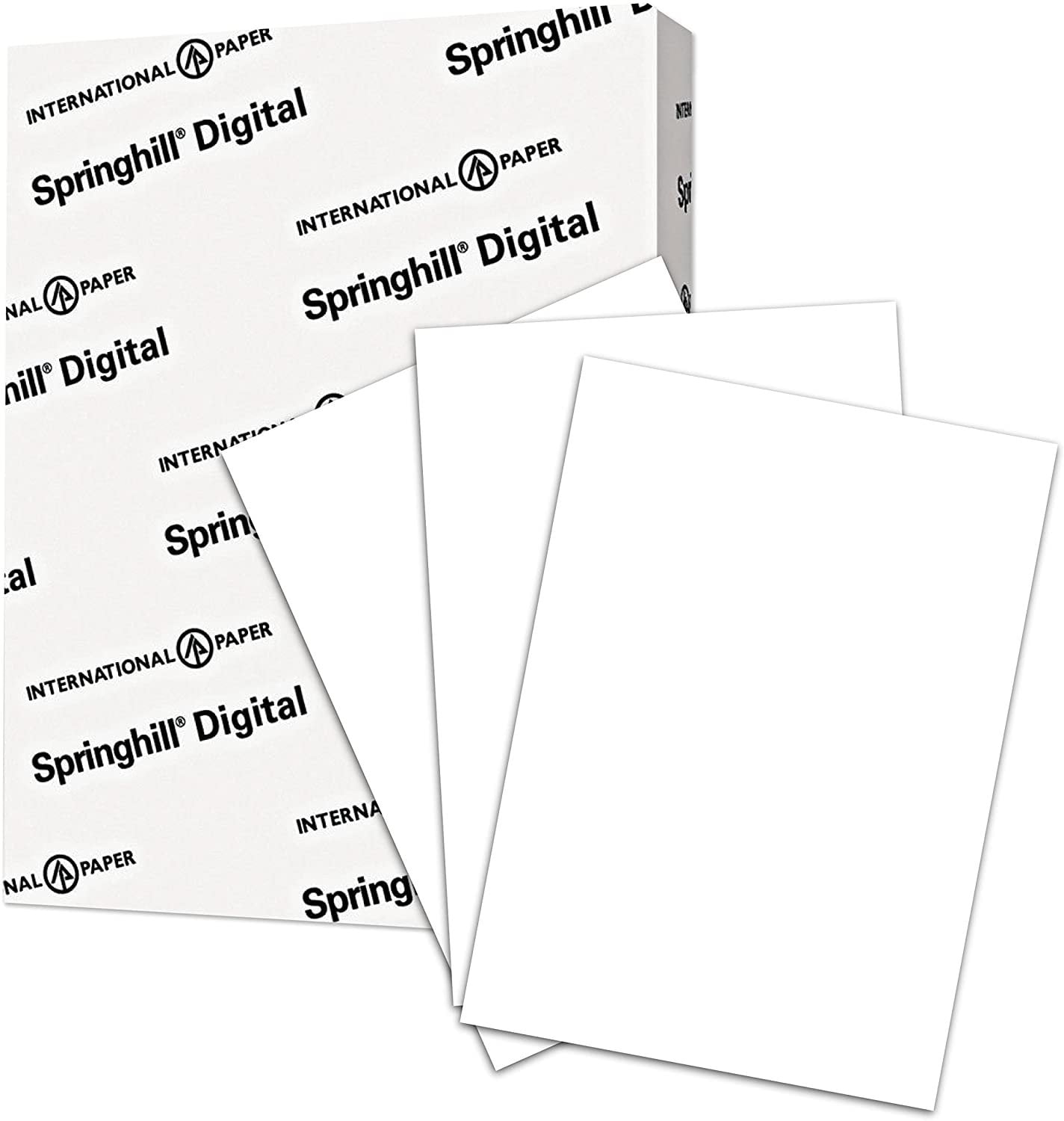 67lb Made In The USA Springhill Digital Vellum Bristol Cover Canary 250 Sheets / 1 Ream, 8.5 x 11 Letter 036000R 