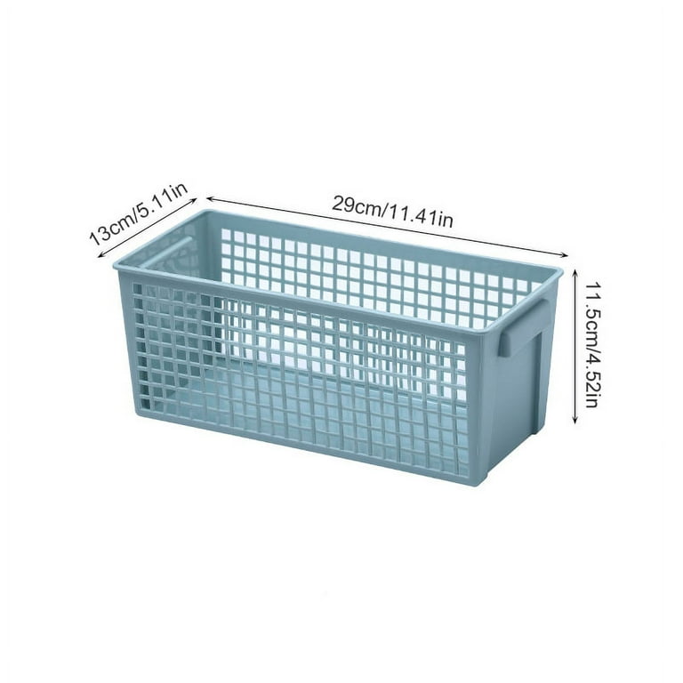 Homgreen [ 8 Pack ] Plastic Storage Baskets - Small Pantry Organization and Storage  Bins - Household Organizers for Laundry Room, Bathrooms, Bedrooms,  Kitchens, Cabinets, Countertop 