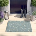 thumbnail image 2 of Pioneer Flower Floral Print Flannel Non Slip Door Rugs,Washable Door Mats Indoor,Decorative Door Mats,Dirt-Resistant and Absorbent Doormat for Entrance,Bedroom,Kitchen,Bathroom,23.5"x16", 2 of 5