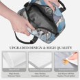 thumbnail image 3 of Naloa Horses Running Through The Water Print Lunch Bag for Women & Men Insulated Lunch Box or Cooler Lunch Tote Bags for Work, Travel, Outdoor, 3 of 5