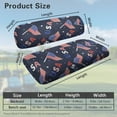 thumbnail image 3 of FUIALDOLG USA Flags Print Golf Cart Seat Covers Universal Fit for Club Car Precedent Golf Cart Seats, Washable Front and Back Seat Cushion Cover, No Stapler Required, 3 of 8