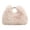Beige, variant on Women Faux Fur Fluffy Crossbody Bag Soft Plush Handbag Adjustable Strap Clutch Purse Solid Color for Travel Party